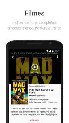 SAPO Cinema android App screenshot 1